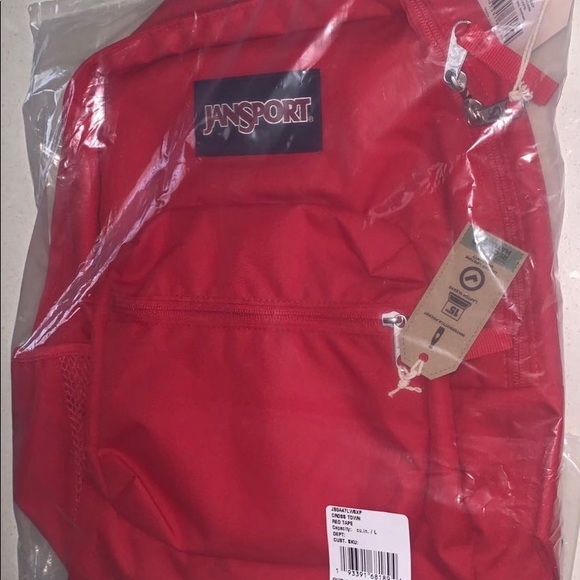 Jansport CrossTown Backpack - Red Tape - Picture 2 of 2